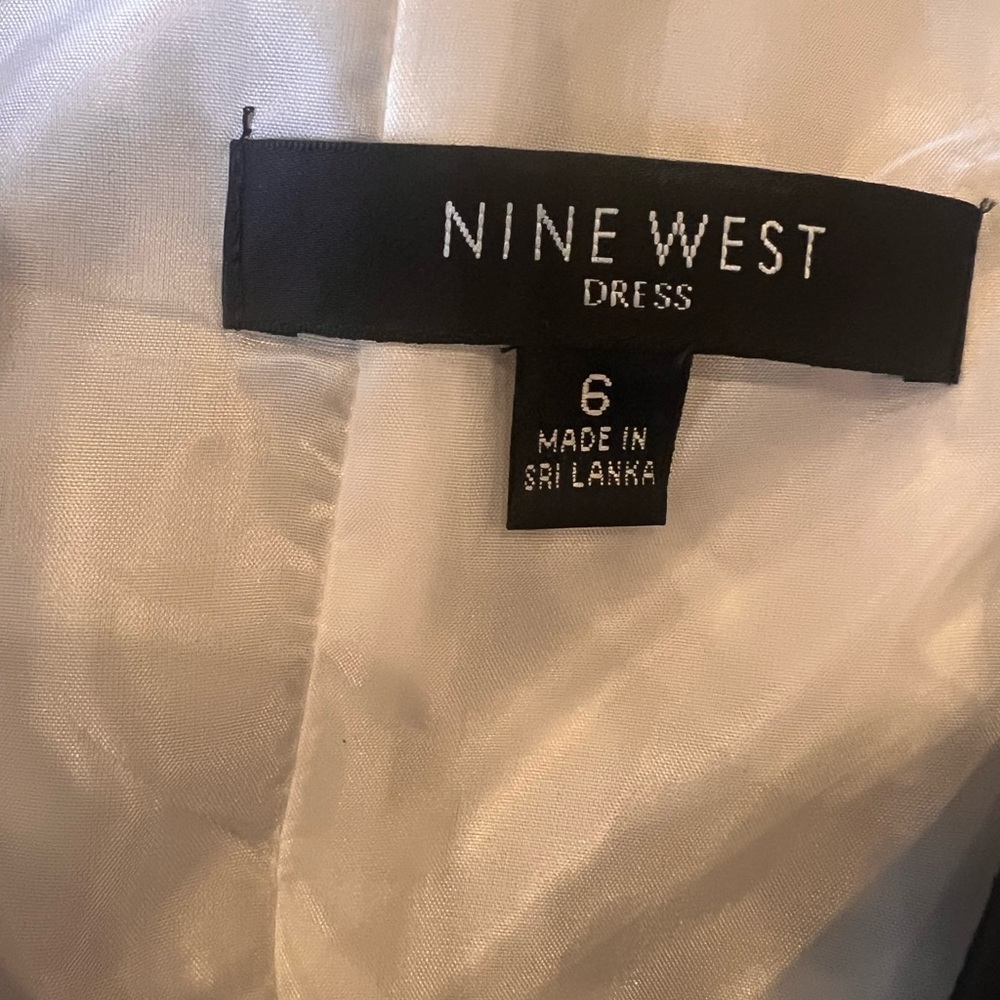 Nine West Black and White Floral Dress - Picture 5 of 8